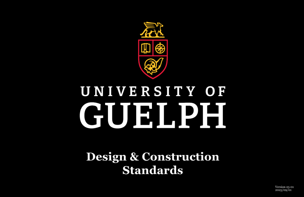 Design Standards General Cover Black with U. of G. Logo