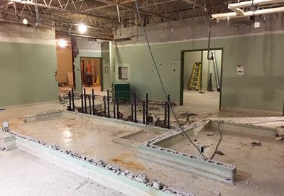Renovation of Former Surgical Suite Underway, Perspective 2