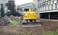McLaughlin Library Courtyard Ground Work has Started