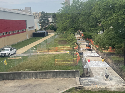 Tunnel Repair Under Stadium Walk